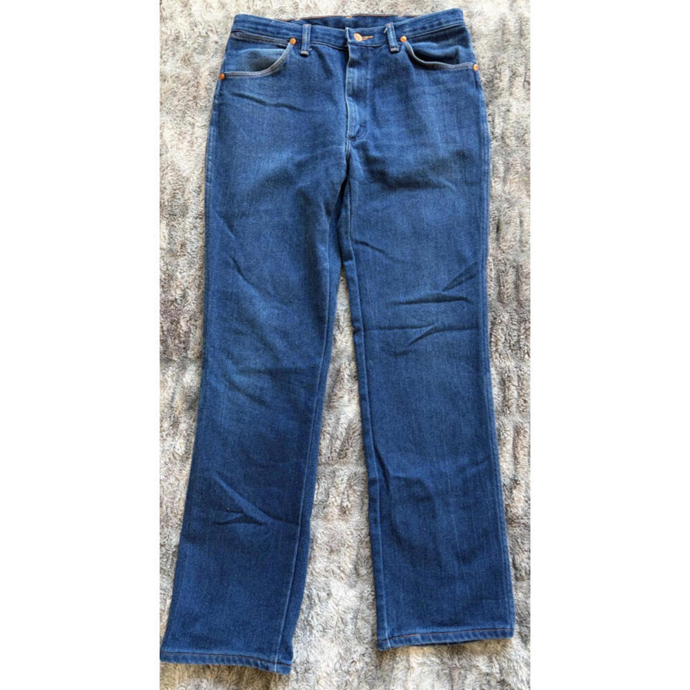 Vintage Wrangler 947STR Jeans MADE IN USA High Rise Rigid Denim 32x34